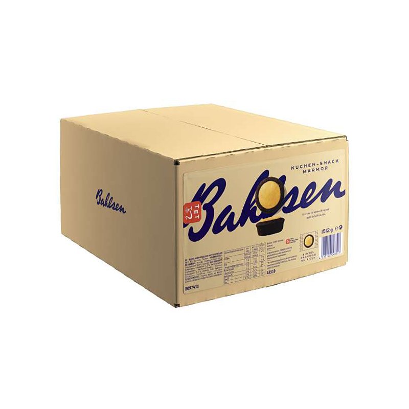 Bahlsen roercake Kuchen-Snack marmer, individueel verpakt, 55 stuks à 27,5 g