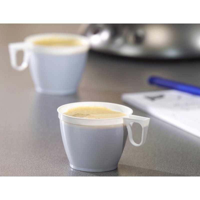 STARPAK koffiebekers, wit, 60 stuks
