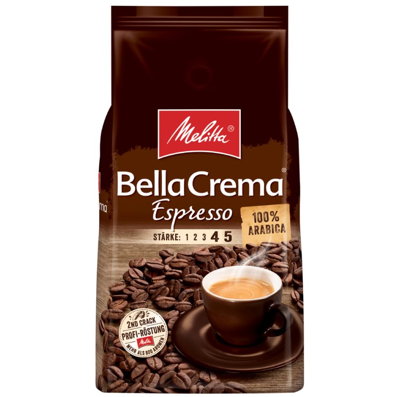 Melitta BellaCrema Espresso coffee beans, whole beans, 1000 g