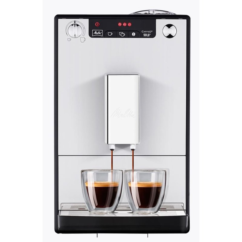 Melitta CAFFEO SOLO machine à café automatique, argent, réservoir 120 g