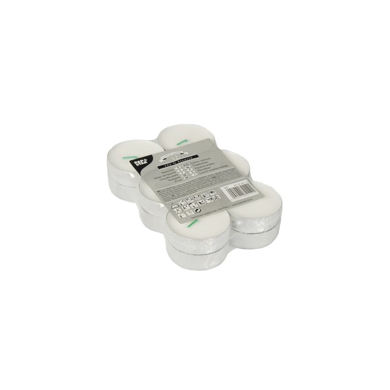 PAPSTAR maxi-bougies chauffe-plat, diamètre 59 mm, blanc, 12 pièces
