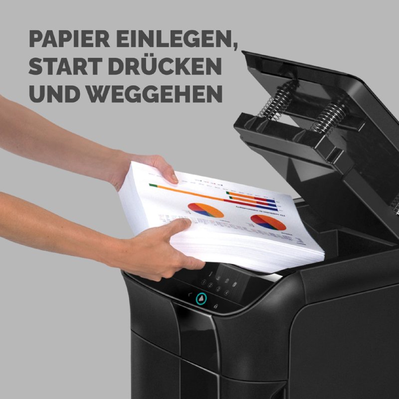Fellowes papiervernietiger AutoMax 350C, 350 vel capaciteit, 70 liter opvangbak