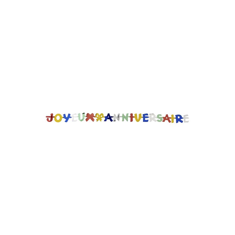 PAPSTAR birthday streamer, 1.9 m