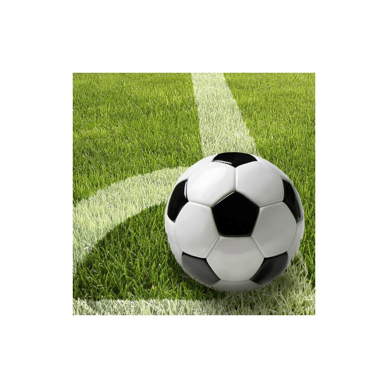 PAPSTAR napkins Football design, 33×33 cm, 20 pieces