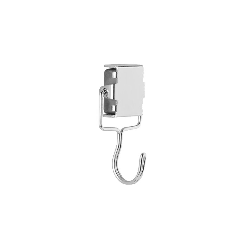 magnetoplan Aimant crochet métal, argent, 28×30 mm, force de levage 1,5 kg