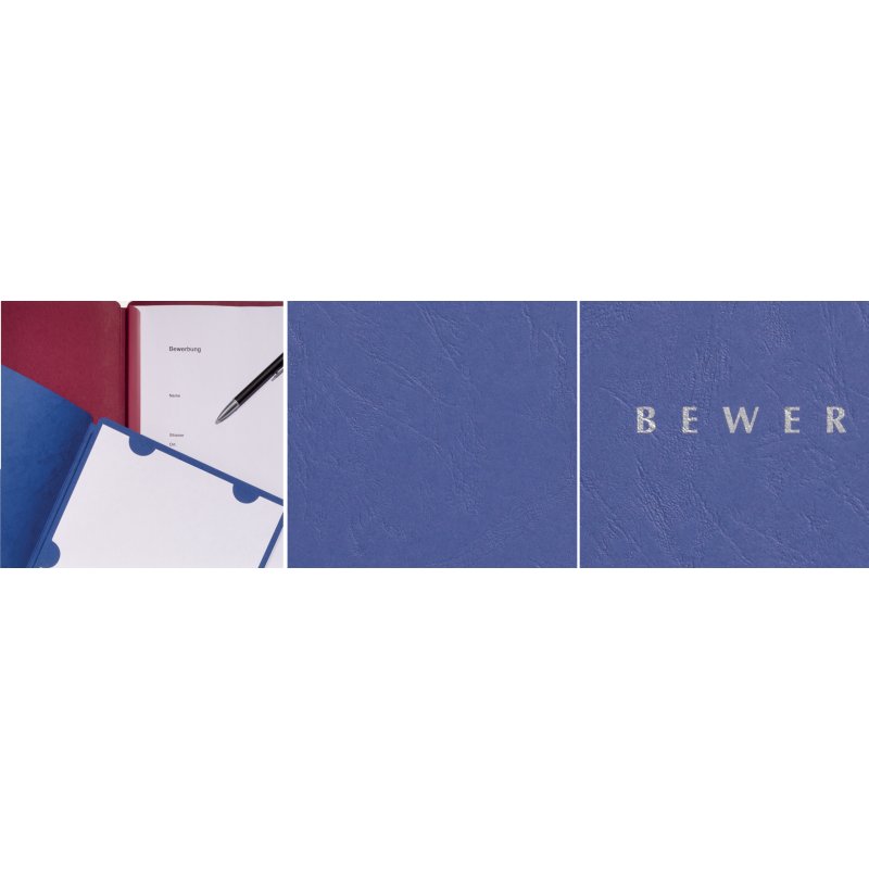 PAGNA job application folder Spirit, A4, cardboard, blue