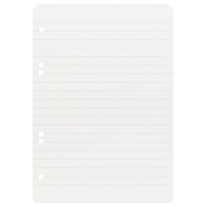 LANDRÉ recharges de classeur A5, quadrillé, perforation 6 trous, 50 feuilles