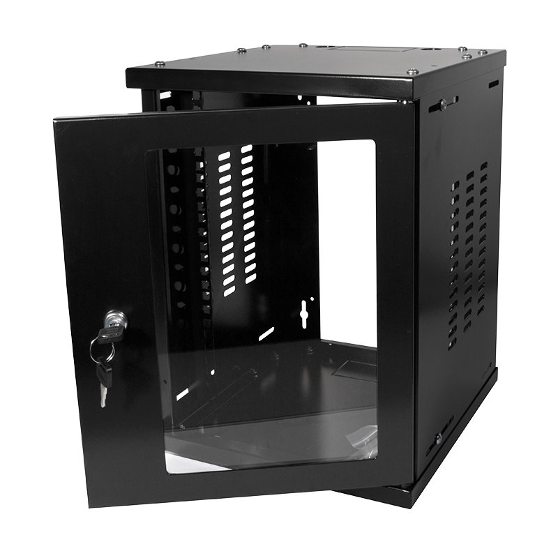 LogiLink Professional 10" armoire murale SoHo, montée, 4 HE, noir