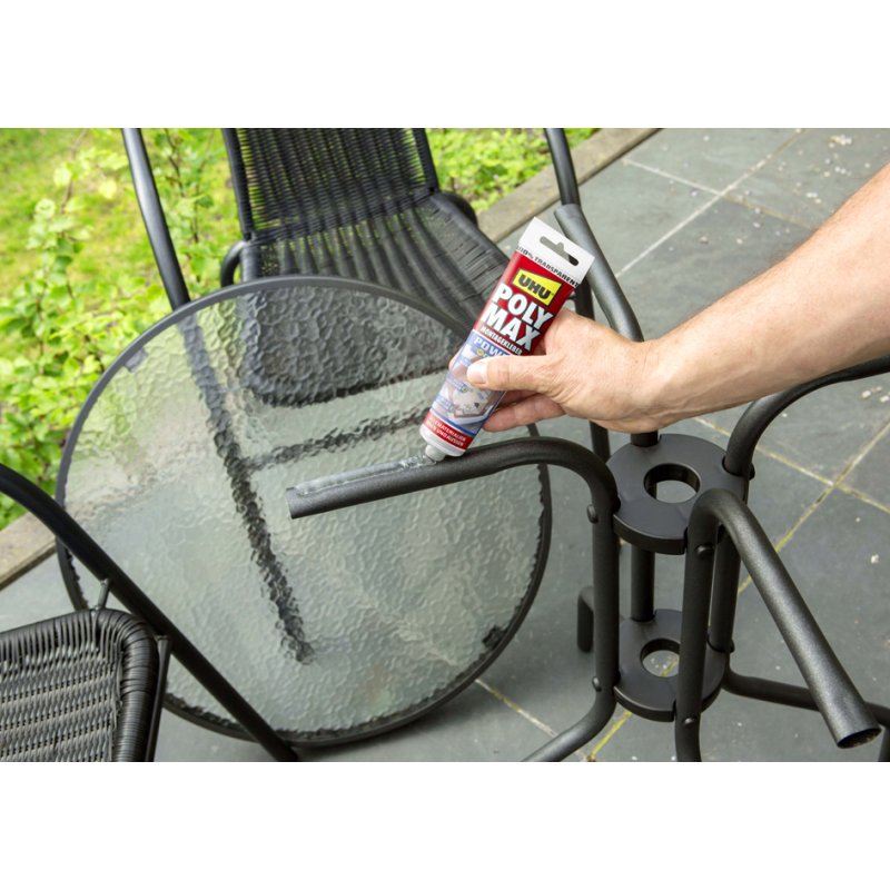 UHU colle de montage POLYMAX POWER ENDFEST, transparent cristallin, 115 g