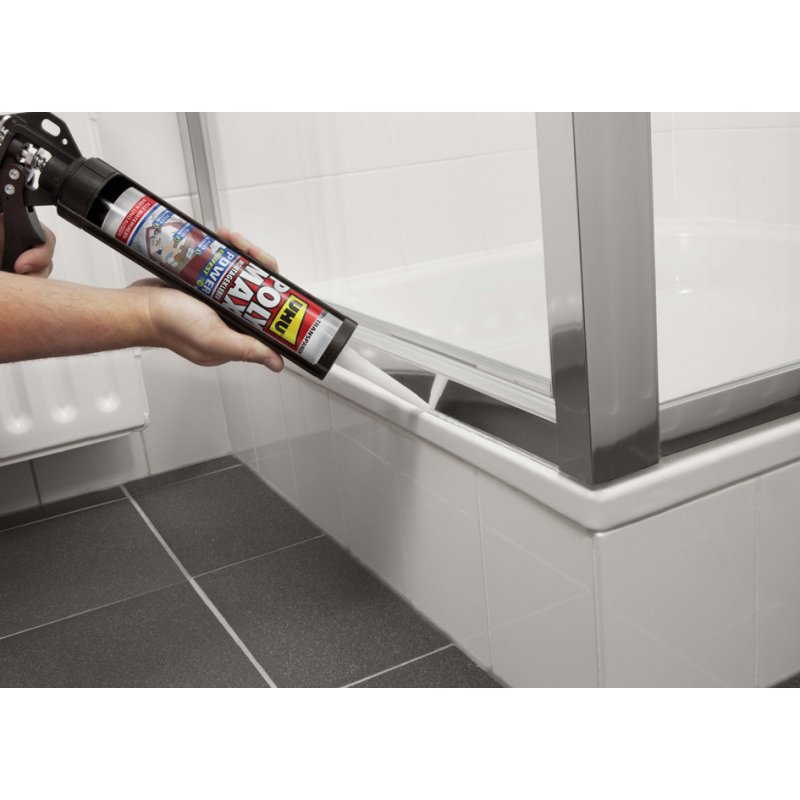UHU colle de montage POLYMAX POWER ENDFEST, transparent cristallin, 115 g