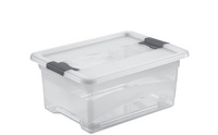 keeeper opbergdoos Cornelia, 24 liter, transparant, 39,5×29,5×30 cm