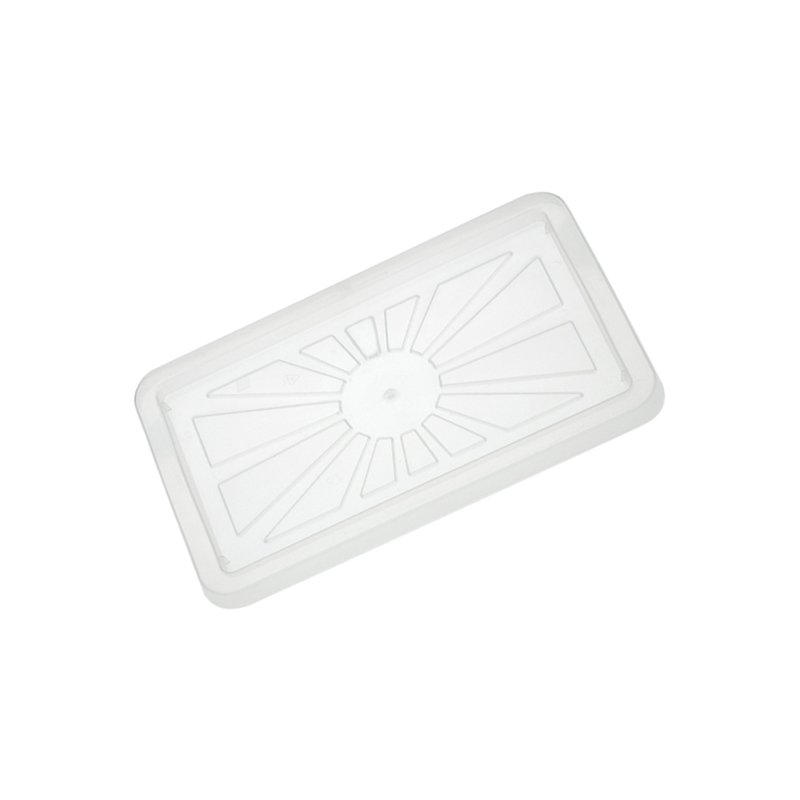 keeeper couvercle cristal gris Franziska, petite boîte de rangement, 350×210 mm