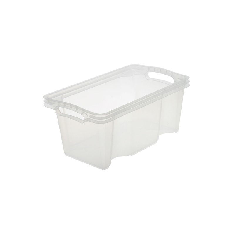 keeeper couvercle cristal gris Franziska, petite boîte de rangement, 350×210 mm