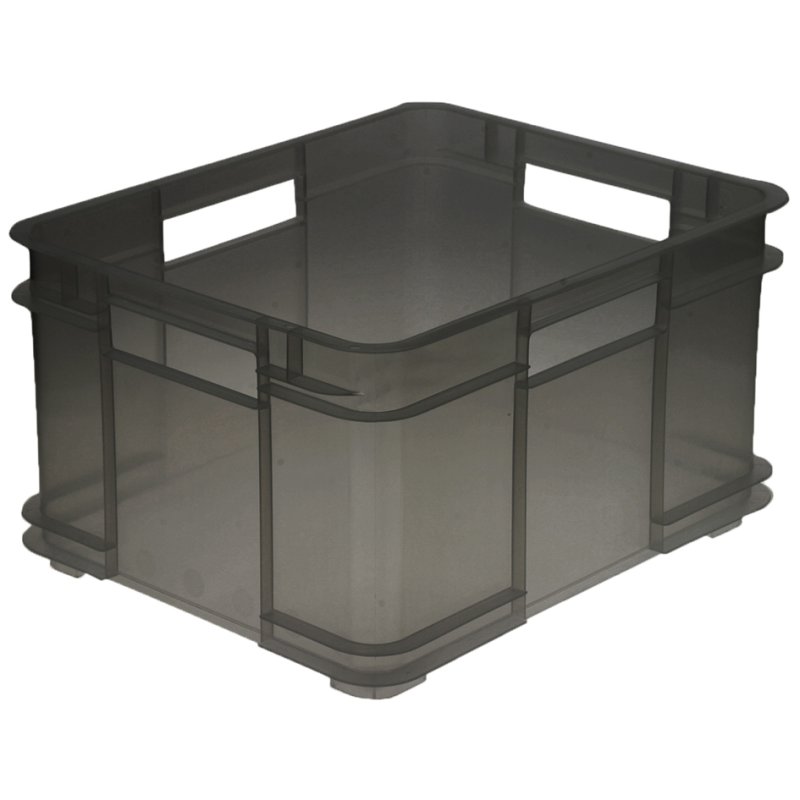 keeeper Boîte de rangement Euro-box XL bruno, 28 litres, transparent, 430×350×240 mm