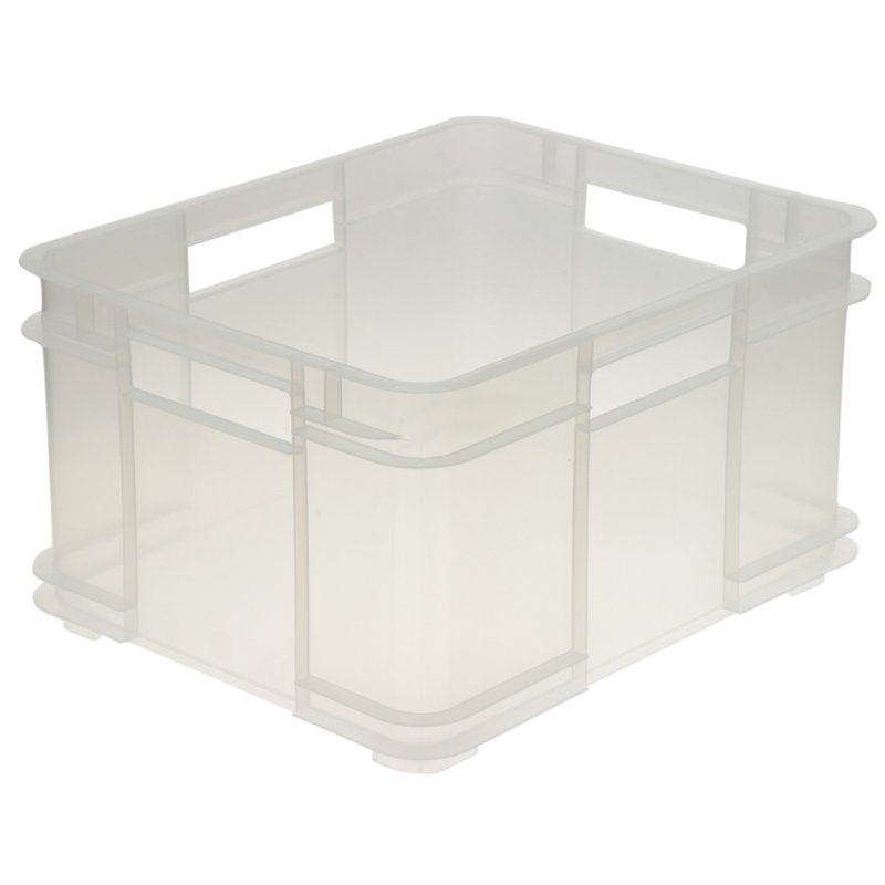 keeeper Boîte de rangement Euro-box XL bruno, 28 litres, transparent, 430×350×240 mm