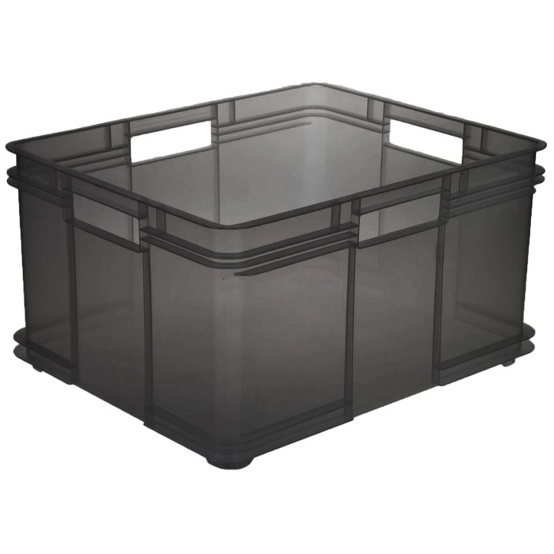 keeeper Boîte de rangement Euro-Box XXL bruno, 54 litres, transparent, 52×43×28 cm