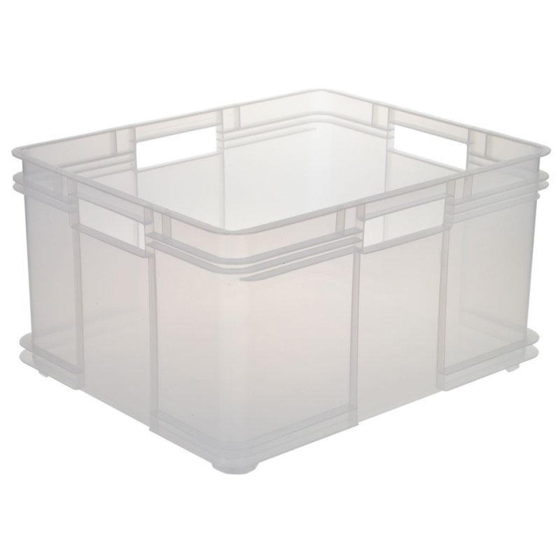 keeeper Boîte de rangement Euro-Box XXL bruno, 54 litres, transparent, 52×43×28 cm