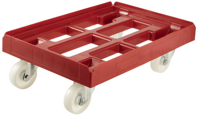 keeeper draagwagen Rolf, 300 kg draagvermogen, rood, 61×41×19 cm