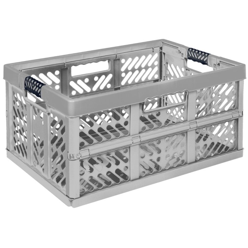 keeeper professionele klapbox ben, 45 liter, grijs/antraciet, kunststof