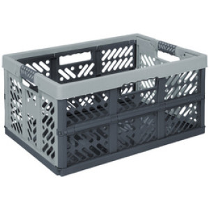 keeeper professionele klapbox ben, 45 liter, grijs/antraciet, kunststof