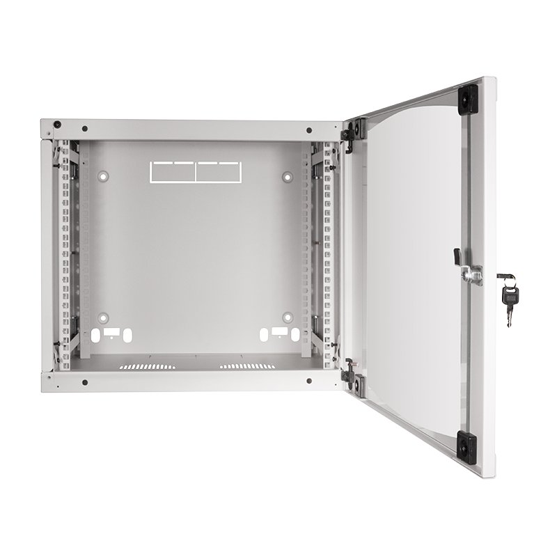 LogiLink Professional 19" armoire murale de brassage, 12 HE, gris clair, profondeur 350 mm