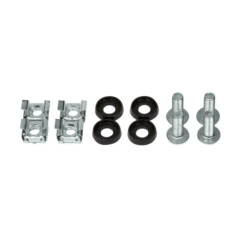 LogiLink Étagère professionnelle 19 pouces, 2 hauteurs, gris clair, profondeur 250 mm