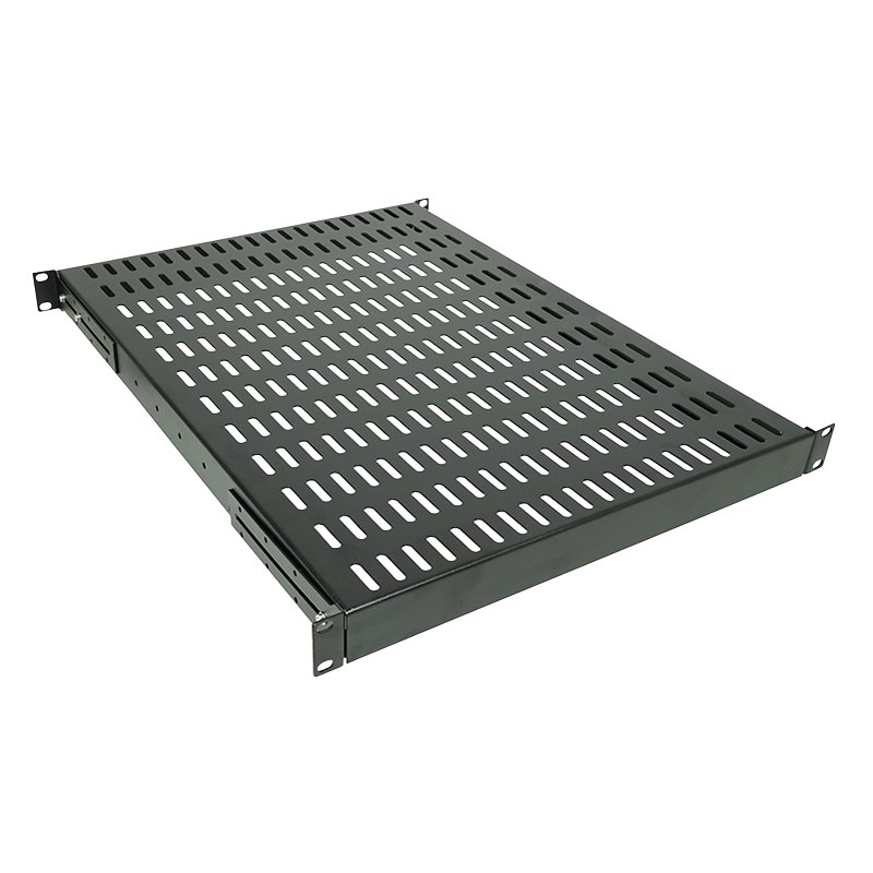 LogiLink Professional Rail lourd 19", 1 U, 400 mm, noir
