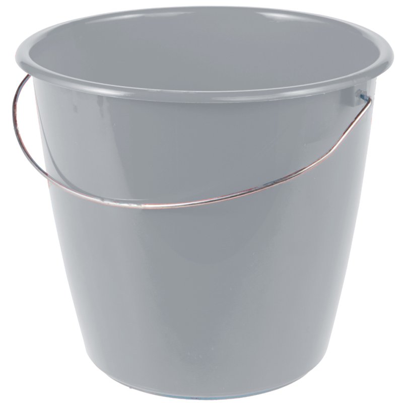 keeeper seau de nettoyage erik, rond, gris nordique, 5 litres