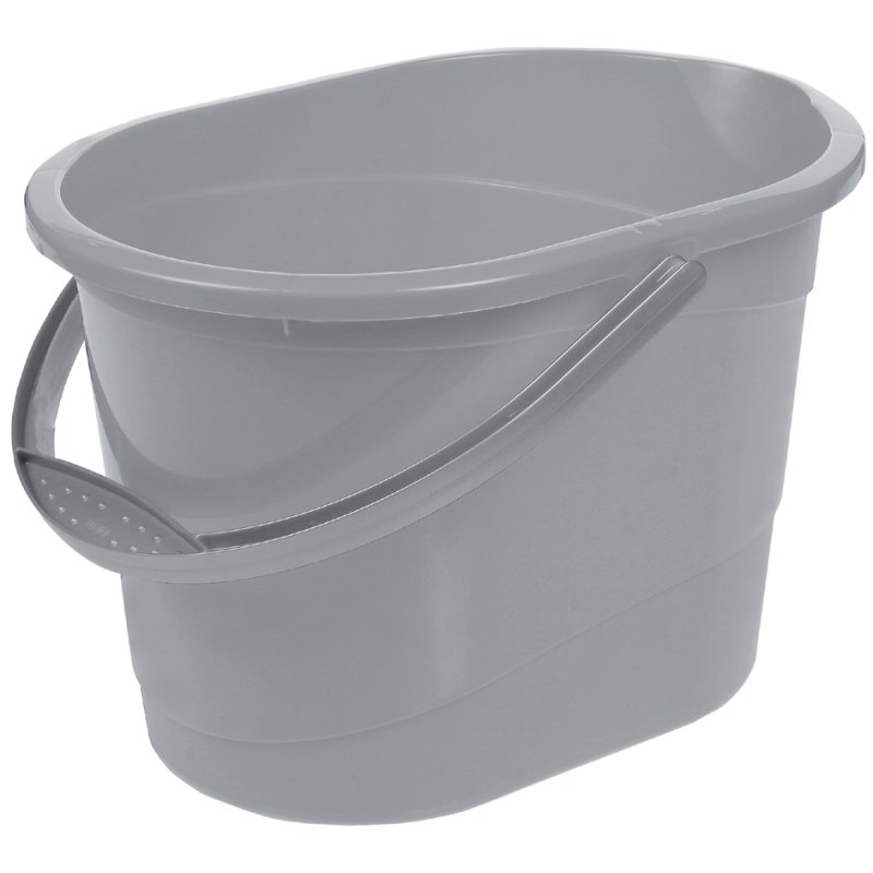 keeeper seau de nettoyage ovale Thies, 13 litres, bleu nordique