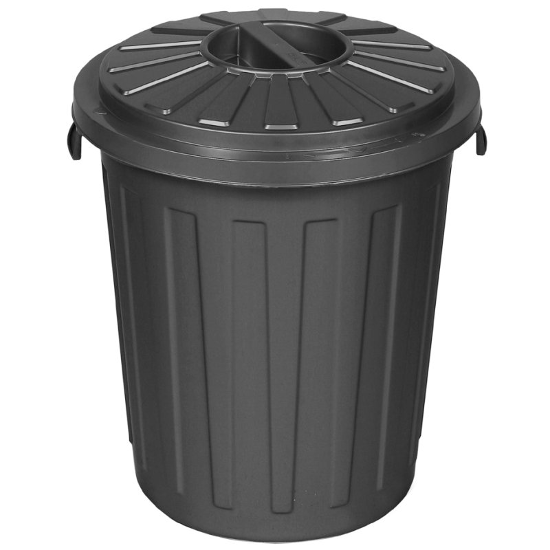 keeeper poubelle Mats, 23 litres, gris graphite, avec couvercle