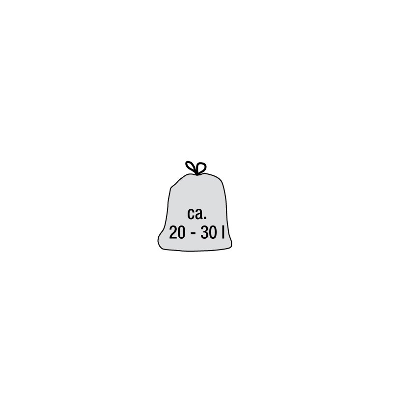 keeeper poubelle Swantje, 10 litres, argent/graphite, couvercle à charnière