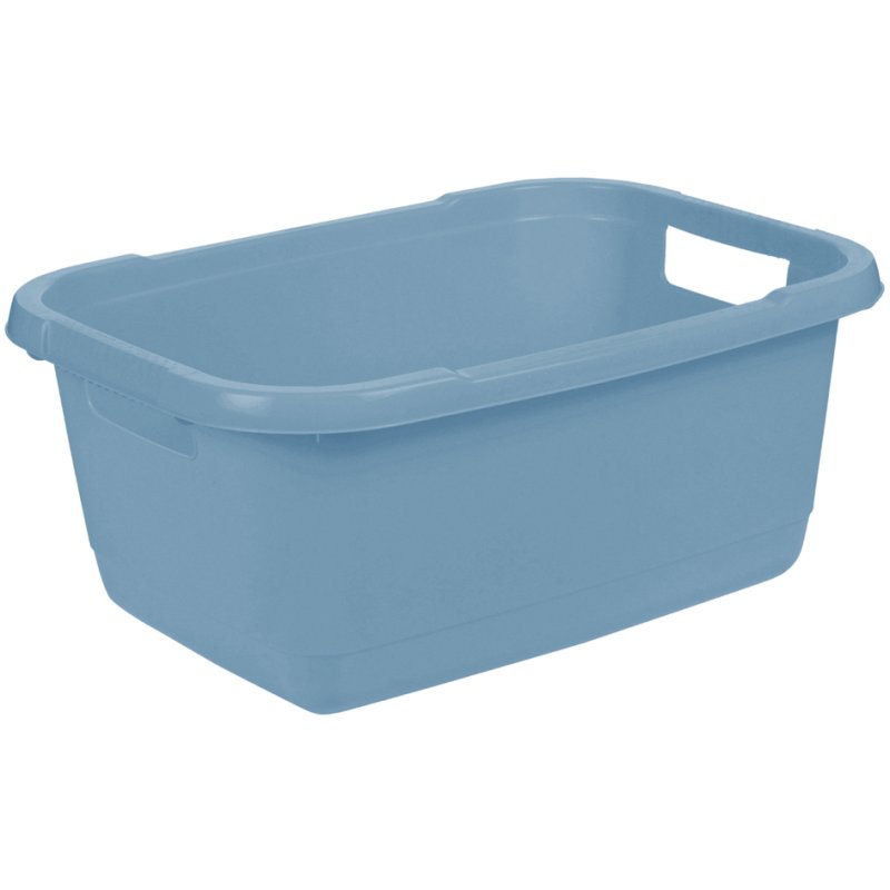 keeeper panier à linge aenna, teinte gris nordique, 550 mm largeur, 32 litres