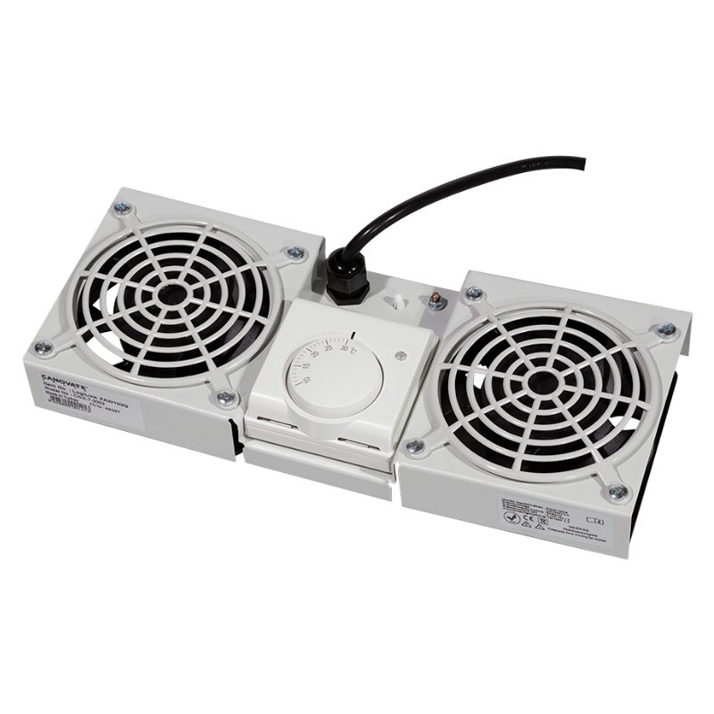 LogiLink Professional roof ventilation unit, light grey RAL7035