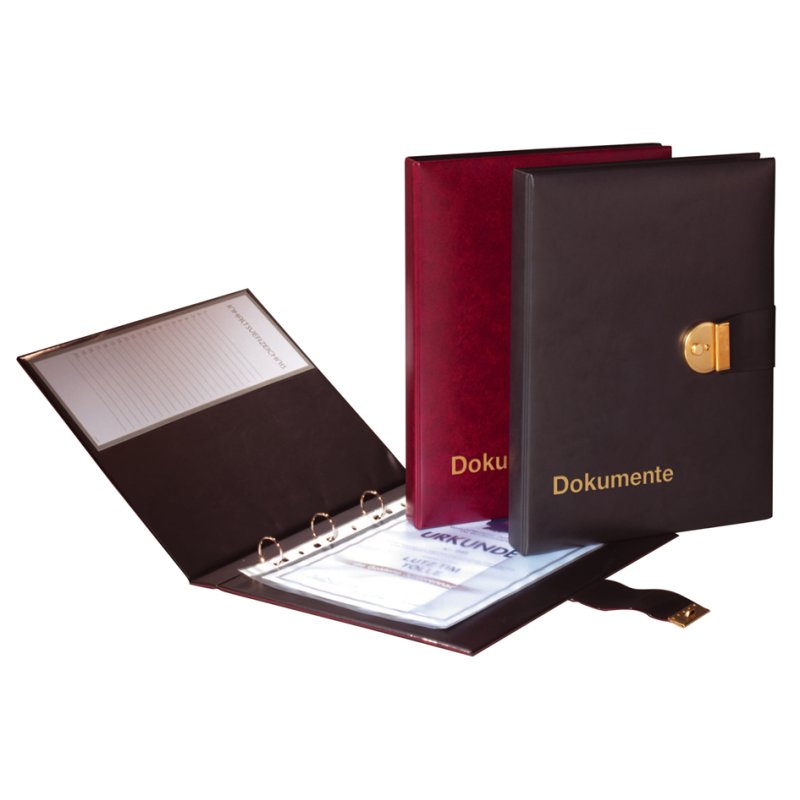 PAGNA pochettes de documents pour classeur, A4, transparent, 5 pièces