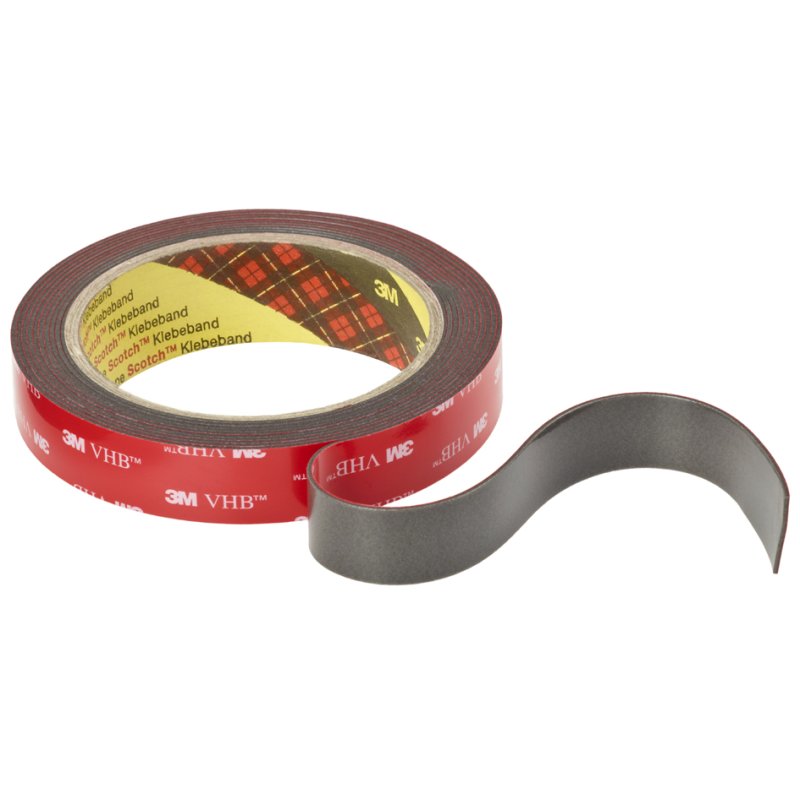 3M VHB ruban de montage double face 4910F, transparent, 19 mm × 11 m
