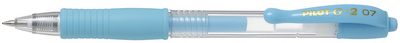 PILOT G2 gelpen, 0,7 mm, pastelblauw, drukknop