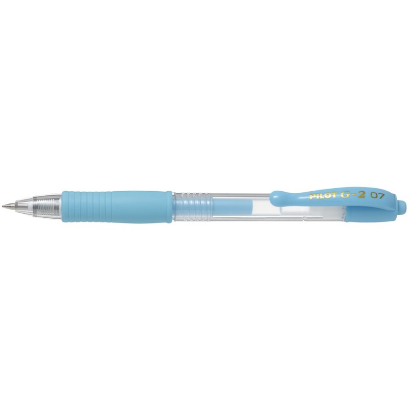 PILOT G2 stylo gel, 0,7 mm, bleu pastel