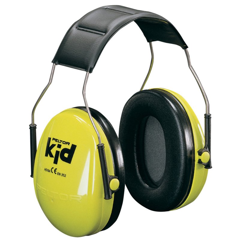 3M Peltor gehoorbescherming H510, kinderen, neongroen/zwart