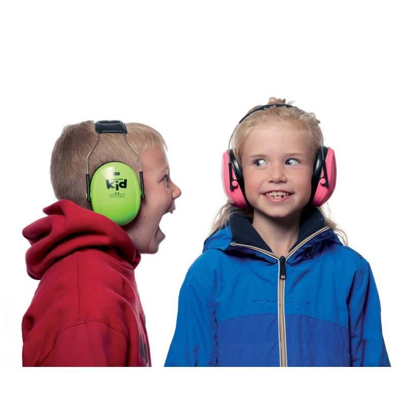 3M Peltor gehoorbescherming H510, kinderen, neongroen/zwart