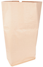 NATURE Star biologische afvalzakken, bruin, 80 liter, 100 stuks