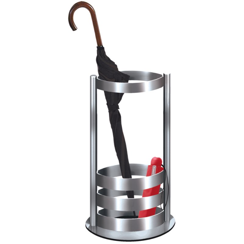 kerkmann umbrella stand Tim, stainless steel, diameter 300 mm, silver