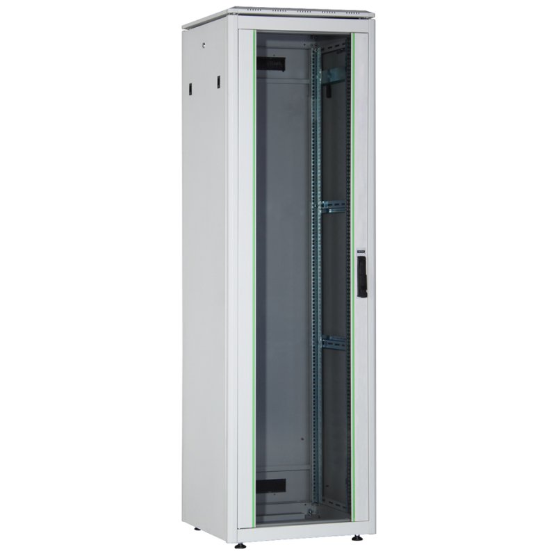 DIGITUS armoire serveur réseau 19 pouces, 42 HE, gris clair RAL7035, 600×800×2053 mm