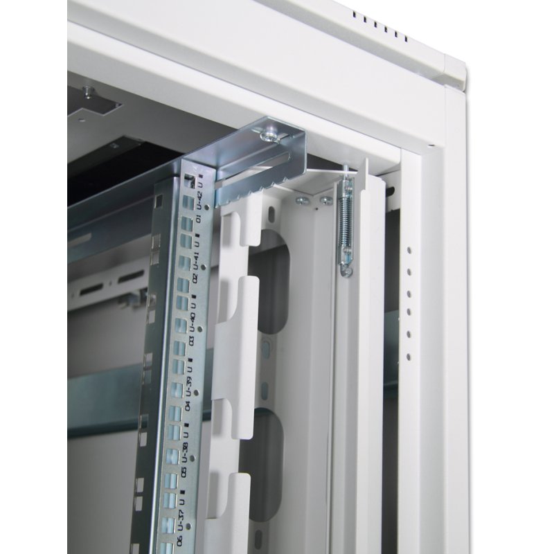 DIGITUS Armoire réseau 19 pouces Série Unique, 32 U, gris clair, 800×800×1609 mm