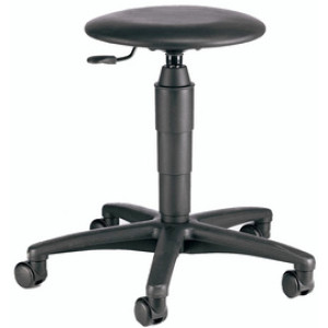 Topstar draaikruk TEC 60 Skai, zwart, 420-550 mm zithoogte, 110 kg draagkracht