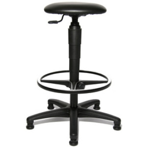 Topstar draaikruk TEC 60 Skai Counter, zwart, 590-840 mm zithoogte