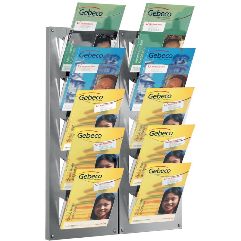 kerkmann porte-documents mural NovaX, DIN A4 vertical, 5 compartiments