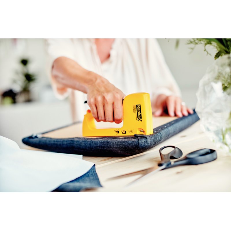 Rapid handtacker R13, geel, 156 nietjes magazijn