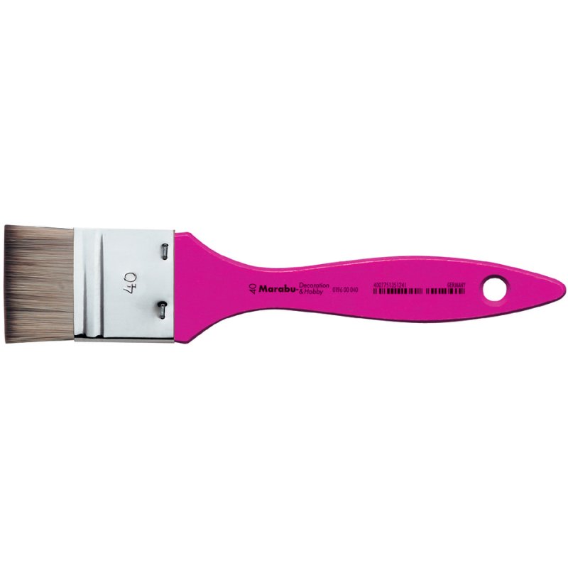 Marabu synthetische decoratieve en hobbykwast, breed, maat 20