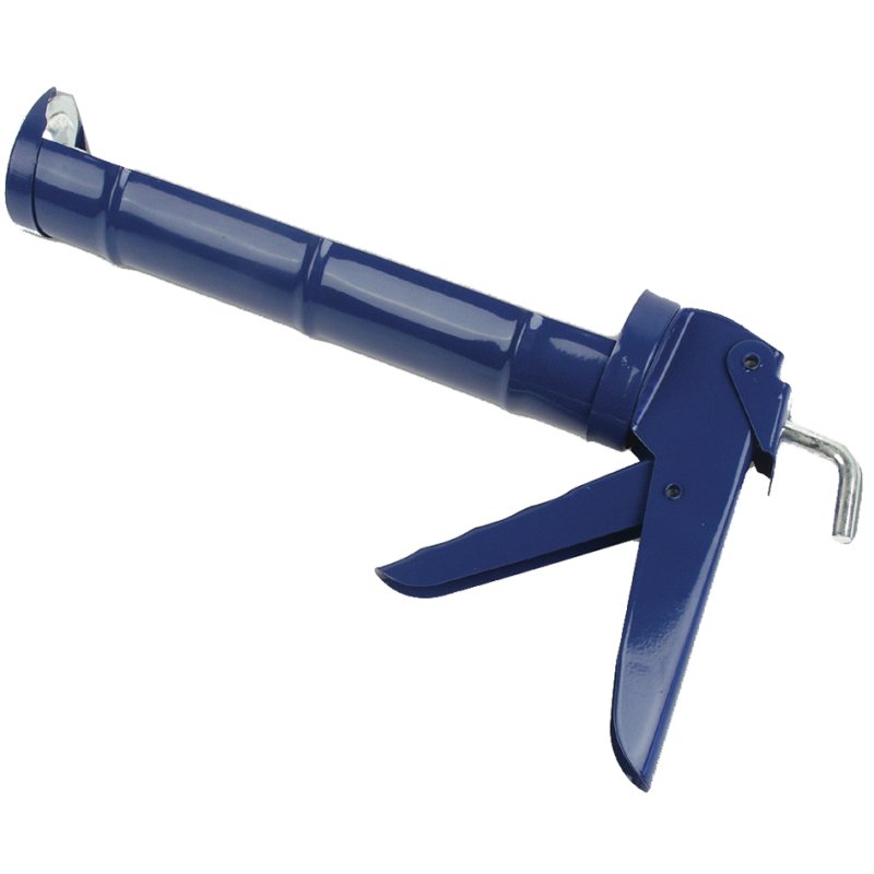 BRÜDER MANNESMANN kitpistool met klemvergrendeling, blauw, voor siliconen- en acrylkartouches, 310 ml