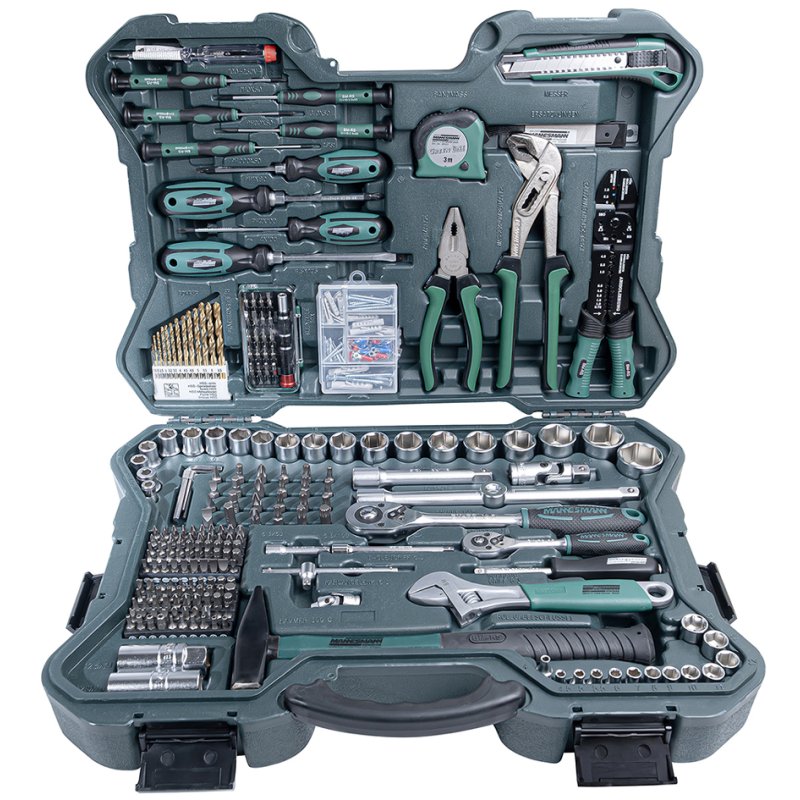 BRÜDER MANNESMANN GREEN LINE coffret d'outils, 303 pièces